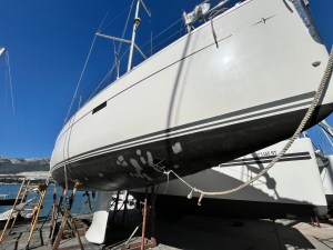 Jane & Darcy on dry dock