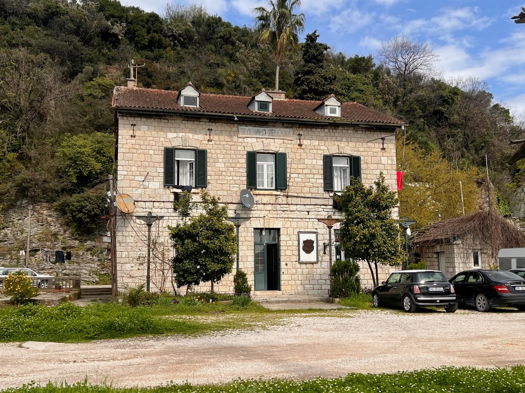 The harbormaster office at Zelenika Luka