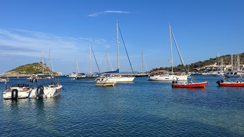 View of the harbour from La Storia